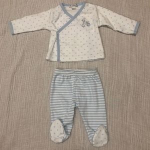 NEW Kissy Kissy Footed Pant Set